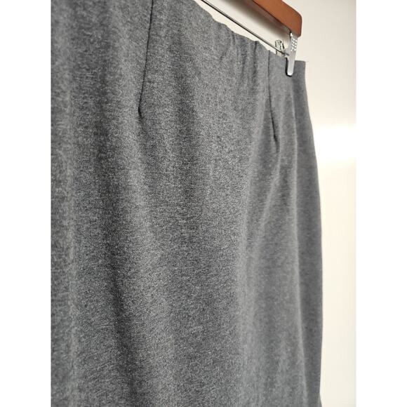 LL Bean Pencil Skirt Womens Small Regular Stretch Gray New With Tag - Picture 2 of 8